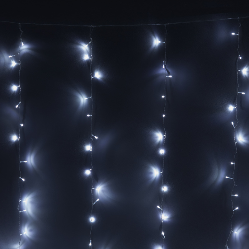 Изображение товара Электрогирлянда холодный белый свет 3х3 м с 480 светодиодами, IP65