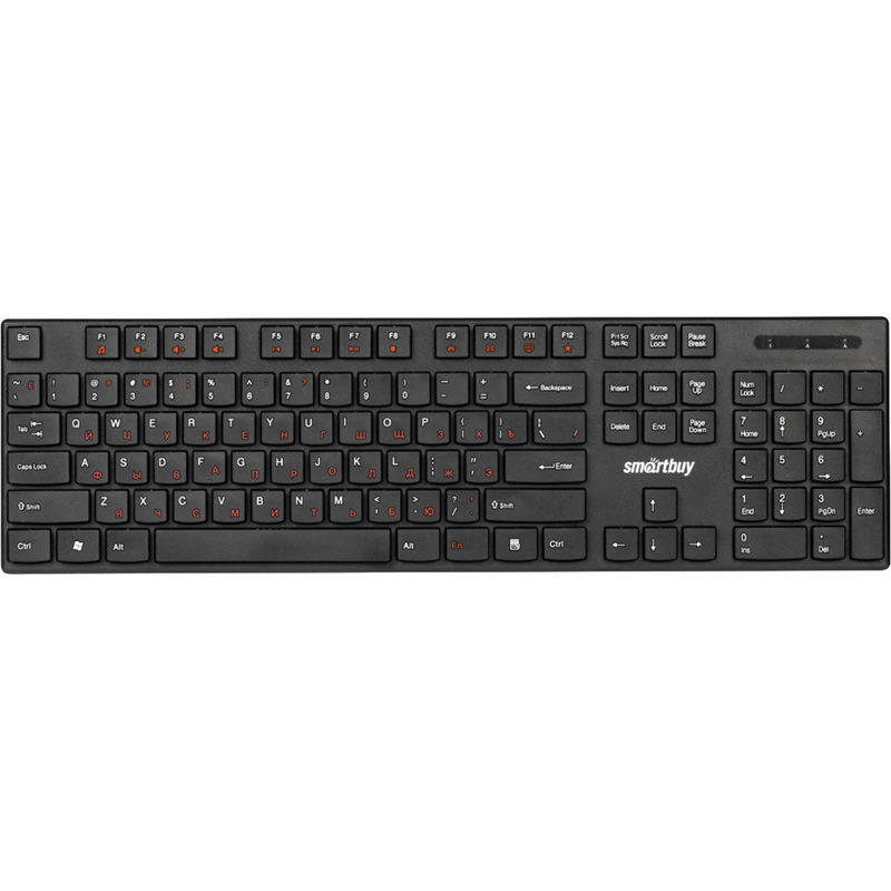 Изображение товара Клавиатура проводная Smartbuy One 238 SBK-238U-K USB мембранная черная