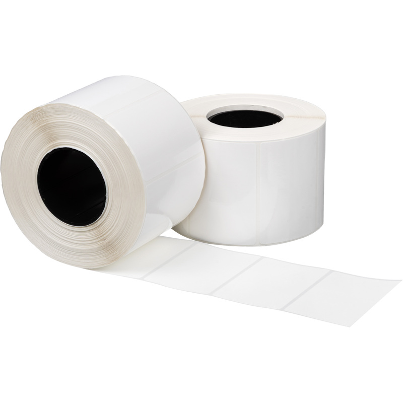 Изображение товара Термотрансферные этикетки 40х60 мм глянцевые полипропиленовые белые для термотрансфера