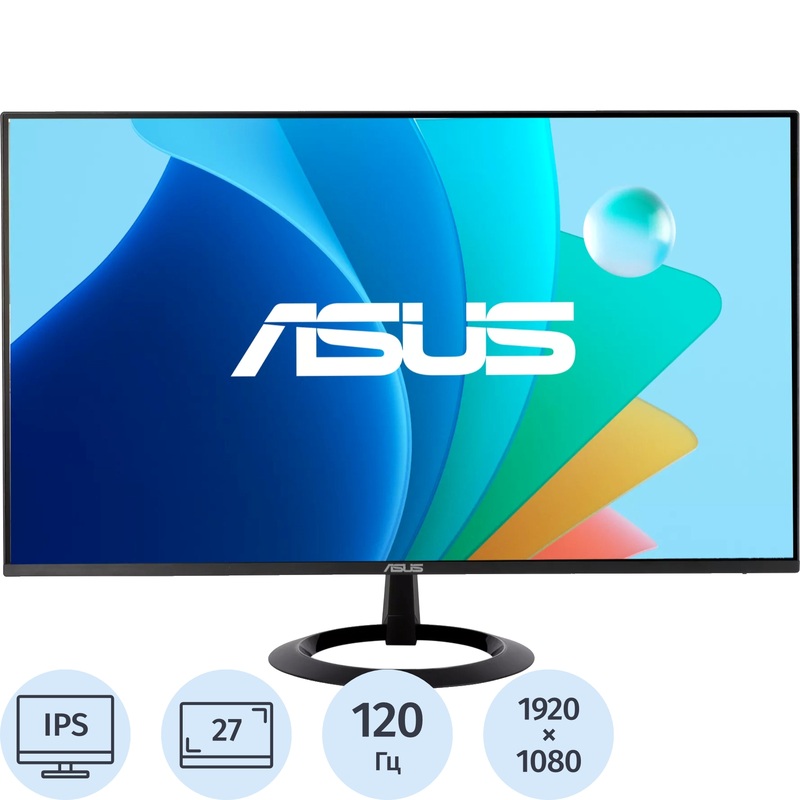 Изображение товара Монитор 27" Asus VZ279HG чёрный