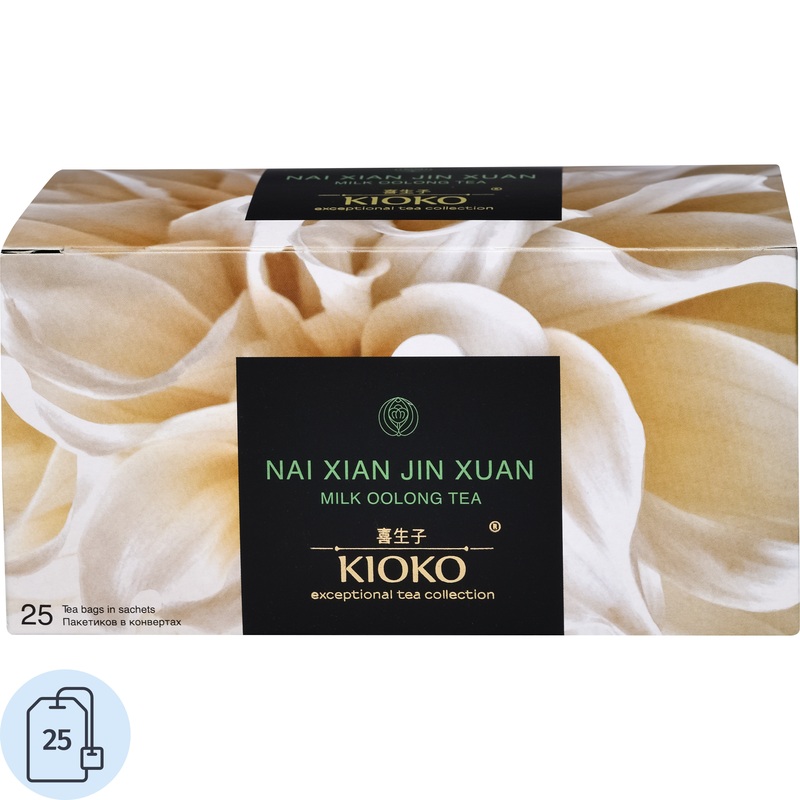 Изображение товара Чай зелёный Kioko Nai Xiang Jin Xuan 25 пакетиков