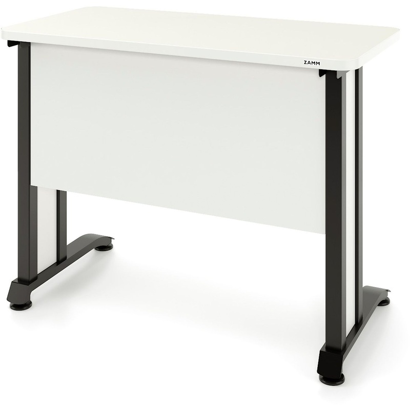 Изображение товара Парта одноместная Техно 500 ЛДСП белый премиум/чёрный муар для учебных заведений