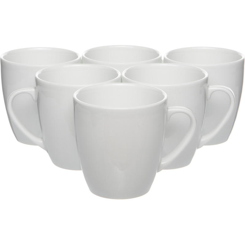 Изображение товара Кружка Башкирский фарфор Классический фарфоровая 270 мл (6 штук в упаковке)