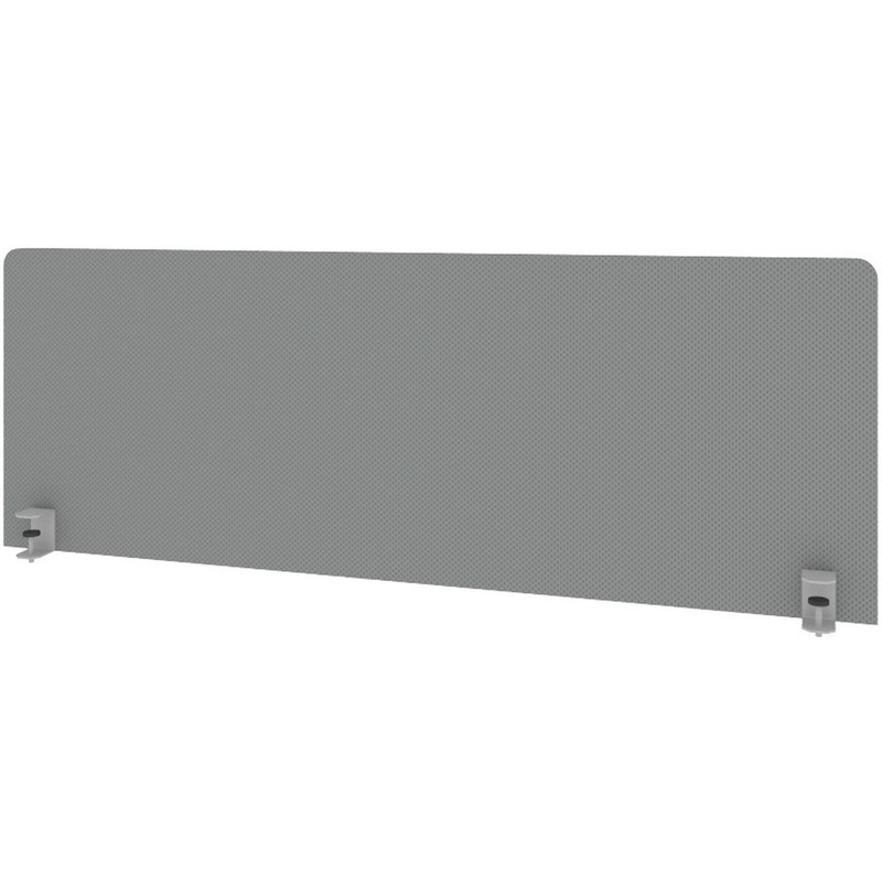 Изображение товара Экран к столу Metal System Style Б.ТЭКР-3 1250х28х450 мм серый фронтальный