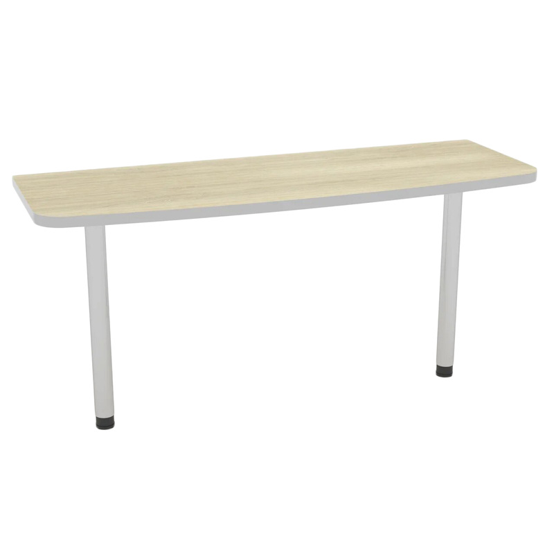 Изображение товара Брифинг-приставка Комус Мебель Сатурн-Д с опорами (ясень, 1600x570x764 мм)