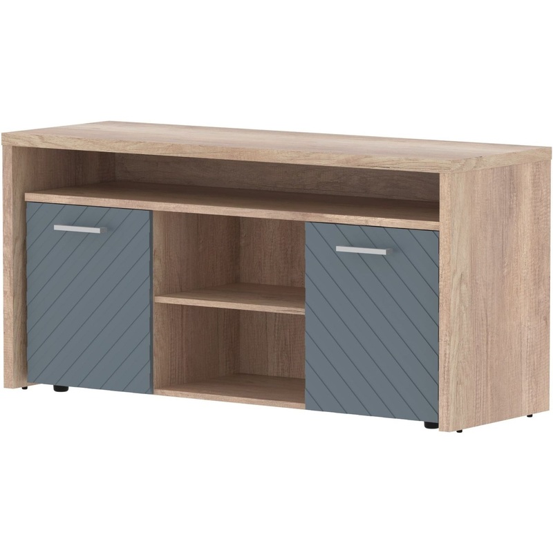 Изображение товара Тумба под фригобар Torr Lux дуб каньон/серо-голубой 1640х550х800 мм