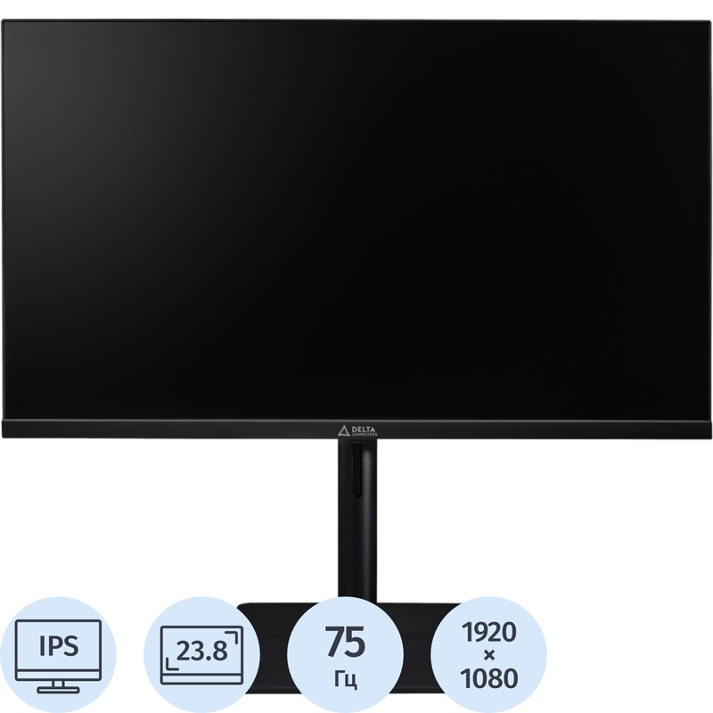 Изображение товара Монитор 23.8 Delta Computers Сова ОМ238I чёрный