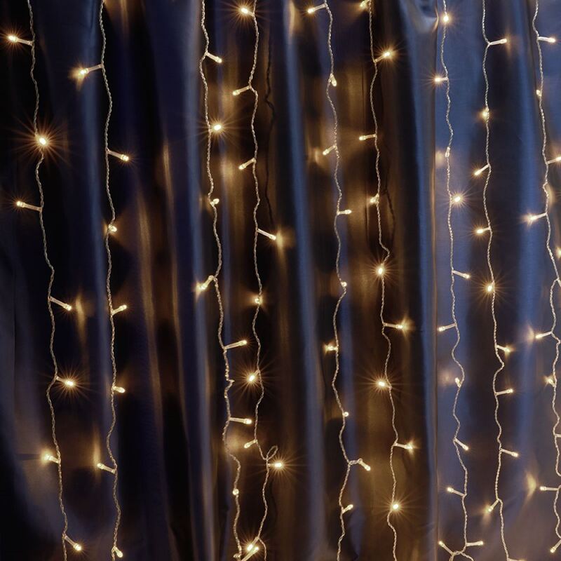 Изображение товара Светодиодная гирлянда Feron CL24 занавес теплый белый свет