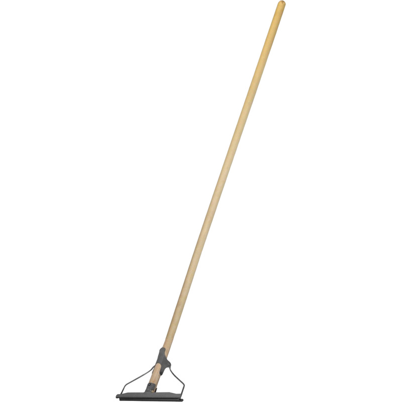 Изображение товара Швабра с тряпкодержателем 17.5x2.2 см без насадки рукоятка 120 см деревянная