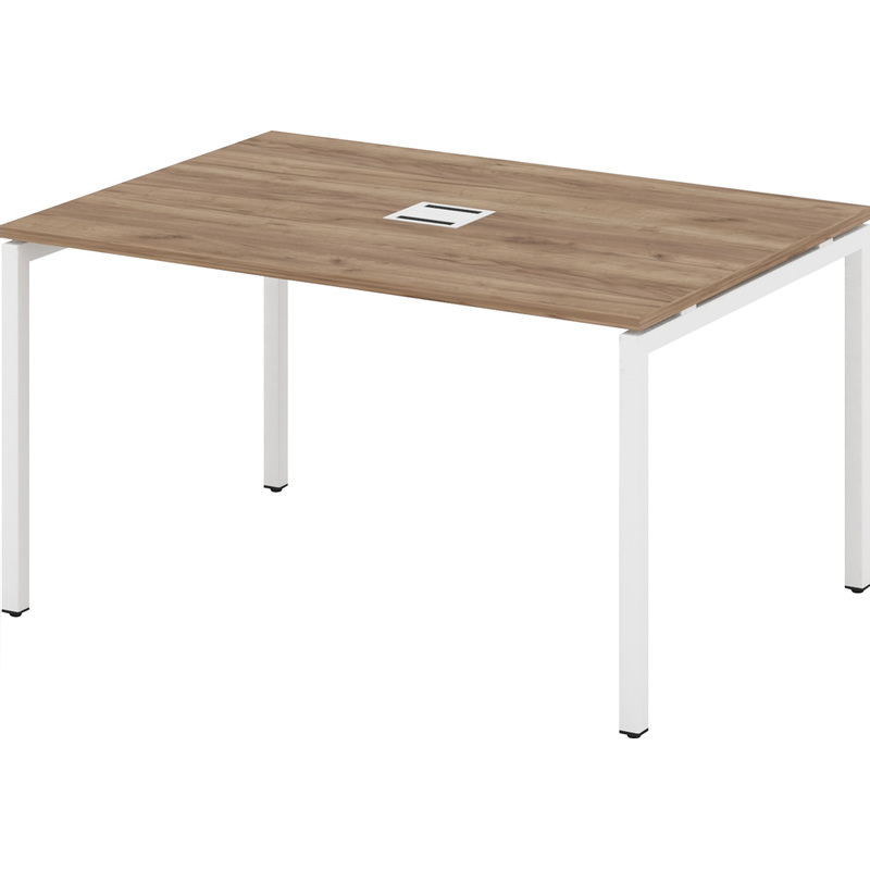 Изображение товара Стол для переговоров Style Project SN-4P.SPRG-004 дуб табак/белый 1580х980х750 мм