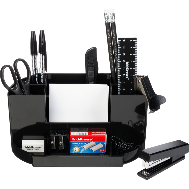 Изображение товара Канцелярский набор Erich Krause Victoria Classic 14 предметов чёрный