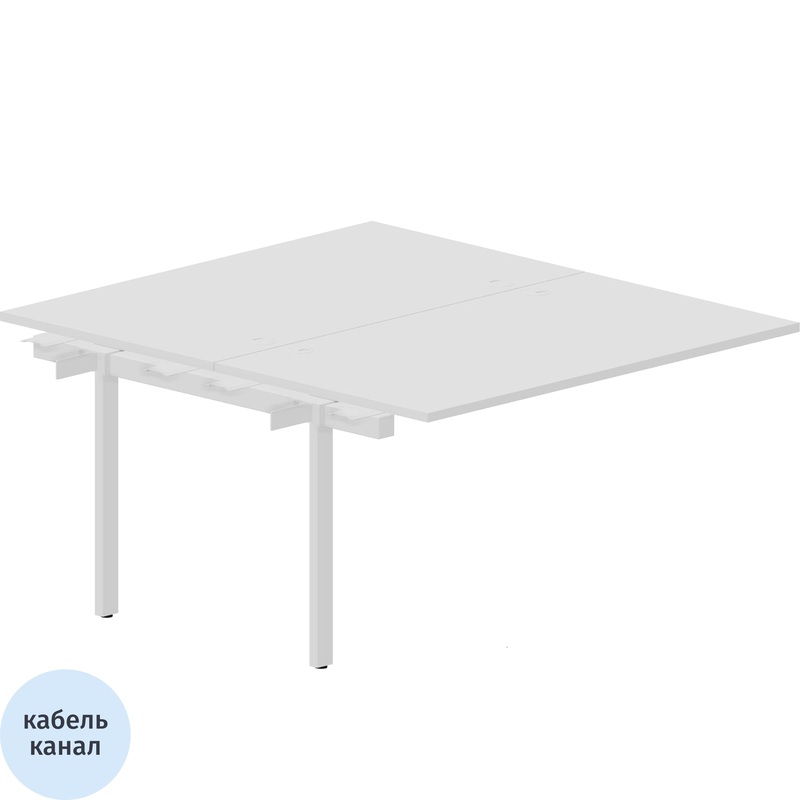 Изображение товара Стол прямой Arena белый 1380х1566х750 мм