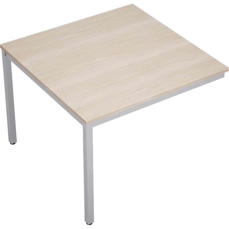 Изображение товара Элемент стола для переговоров Avance 6МПК.001 шамони светлый алюминий матовый 1000х1000х750 мм