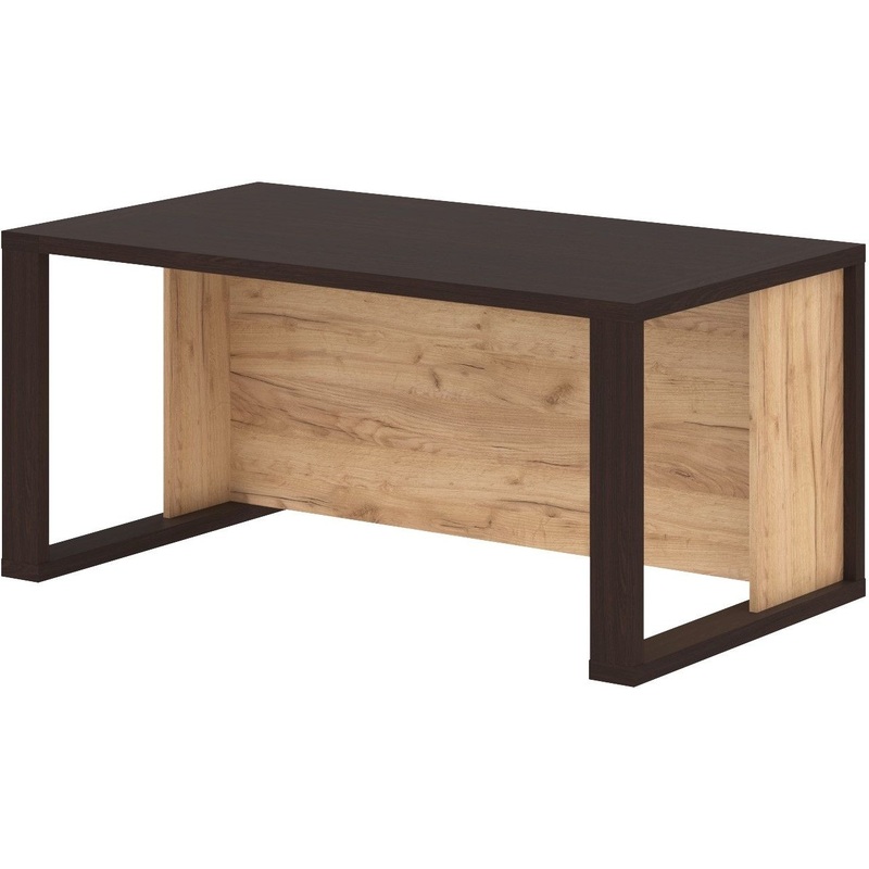 Изображение товара Стол руководителя Alto AST 169H прямой из ЛДСП 1600х900 мм венге магия/дуб бофорд