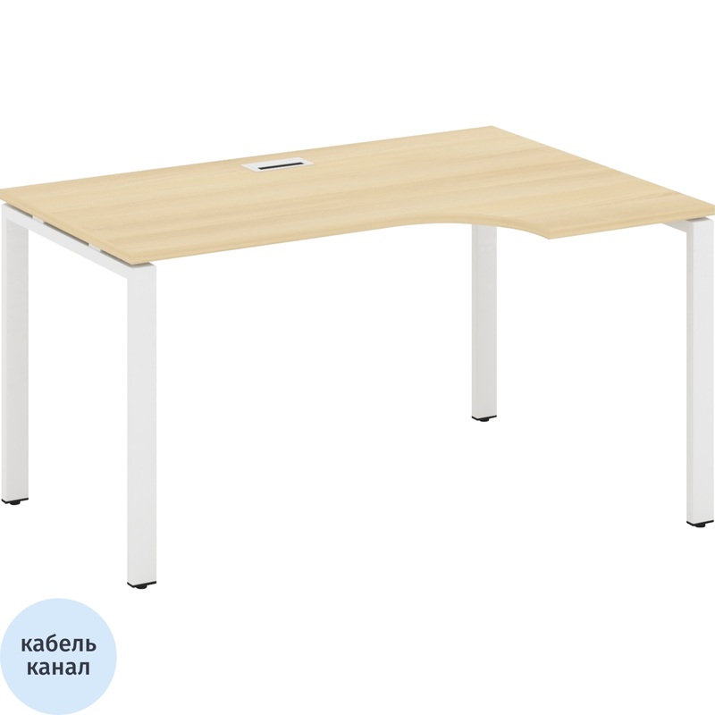 Изображение товара Эргономичный письменный стол SN-6P.SPA-012(R) правый Россия 1580x980x750 мм