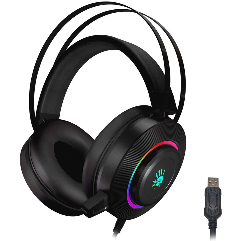 Изображение товара Гарнитура проводная A4Tech Bloody G521 с объемным звуком и подсветкой