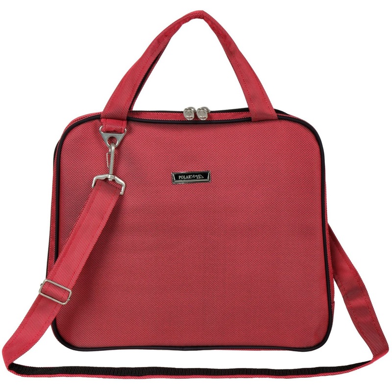 Изображение товара Деловая сумка-папка Polar бордовая из оксфорда для документов и ноутбука до 15"