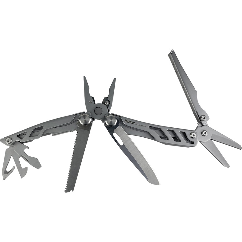 Изображение товара Мультитул NexTool Flagship Pro 16 функций серебристый