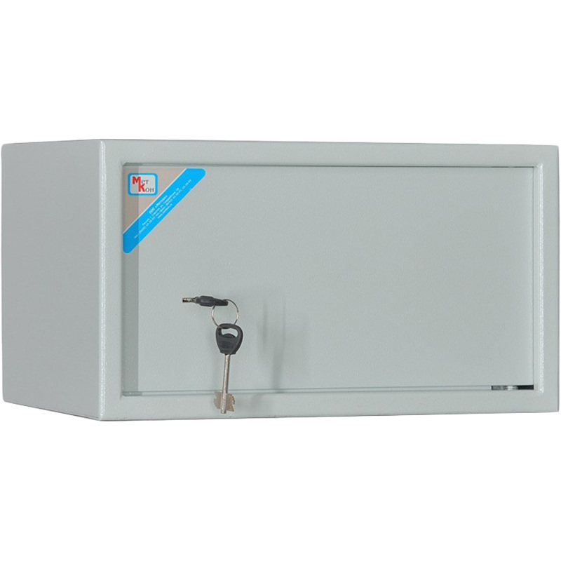 Изображение товара Металлический архивный шкаф Меткон ШМ-23 серый 406x335x230 мм для документов