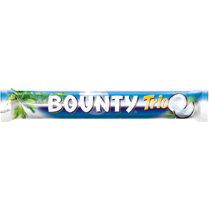 Изображение товара Батончик Bounty Trio с мякотью кокоса 82, 5 г - шоколад и кокос