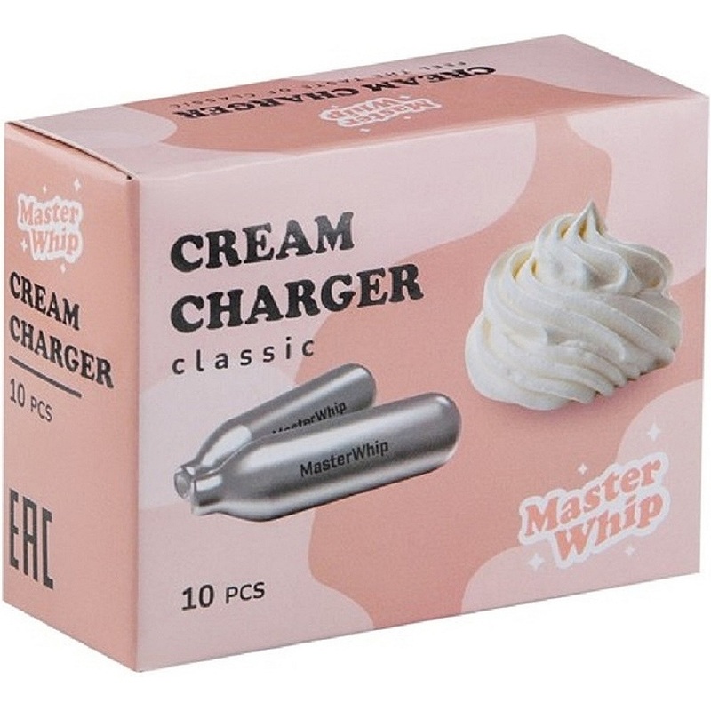 Изображение товара Баллон для сифона взбивания сливок MasterWhip 10 шт