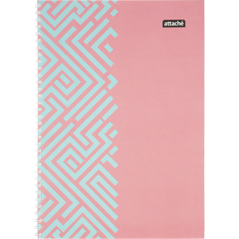 Изображение товара Бизнес-тетрадь Attache Греция А4 60 листов разноцветная в клетку на спирали
