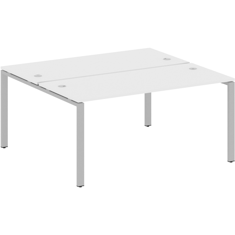 Изображение товара Рабочая станция Metal System Style БП.РАС-СП-2.4 белый/серый 1600x1475x750 мм