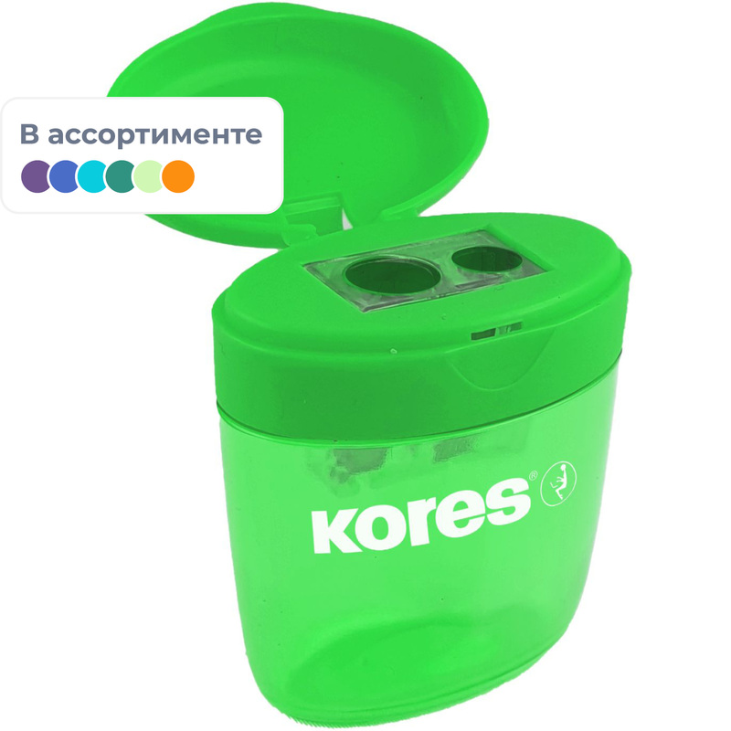 Изображение товара Точилка для карандашей Kores Deposito с контейнером пластиковая