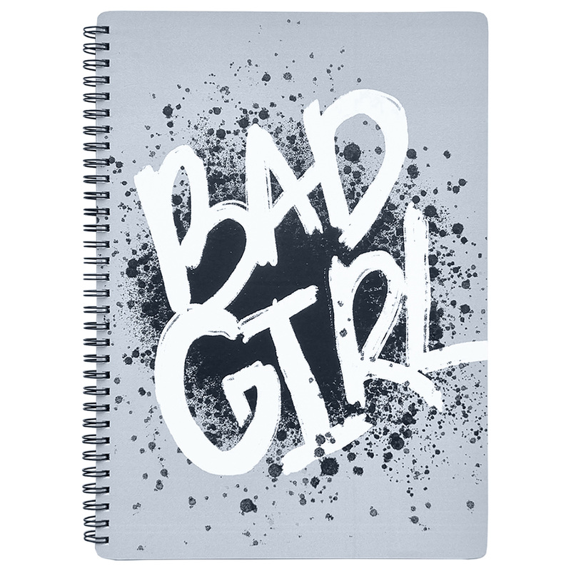 Изображение товара Тетрадь BeSmart Bad Girl А4 96 листов в клетку на спирали