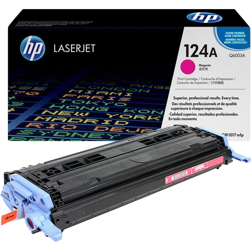 Изображение товара Картридж лазерный HP 124A Q6003A пурпурный оригинальный