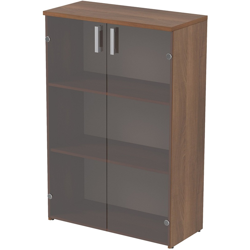 Изображение товара Шкаф для документов 2Ш.017.3 закрытый шамони тёмный 790х370х1190 мм