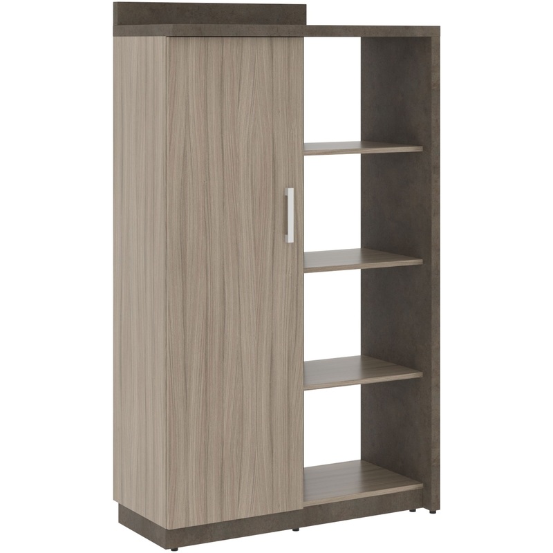 Изображение товара Шкаф для документов Wood&Stone СФ-534171 полузакрытый дрифтвуд бетон чикаго тёмный электронный диза