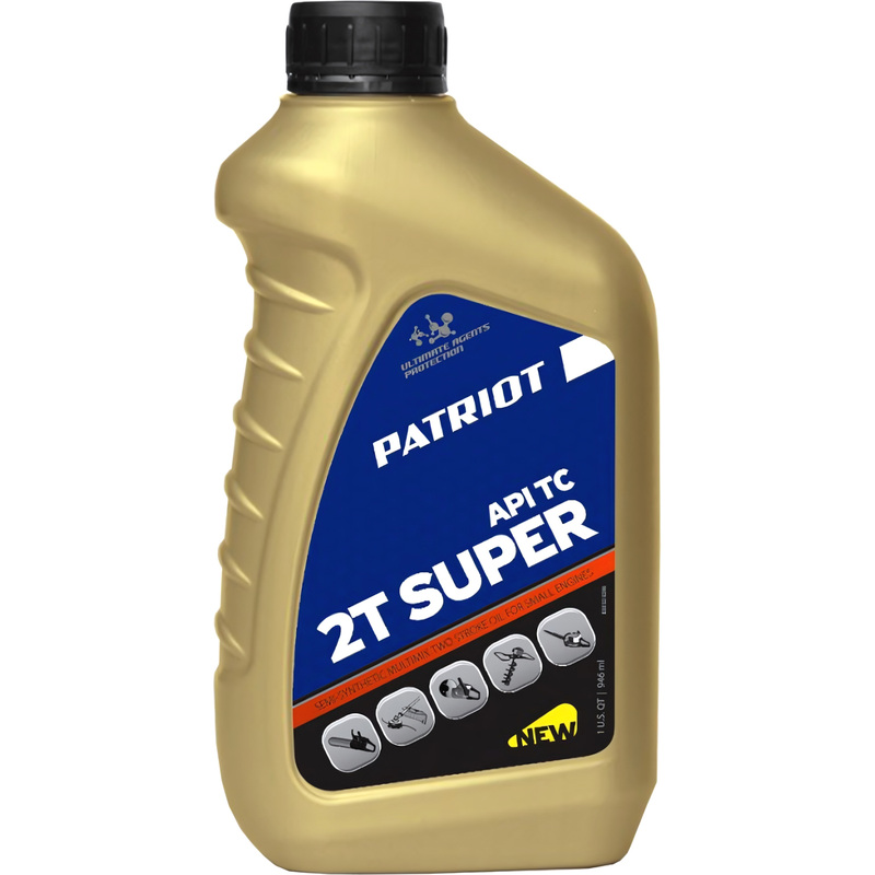 Изображение товара Полусинтетическое масло Patriot Super Active 2T 0.946 л для двухтактных двигателей