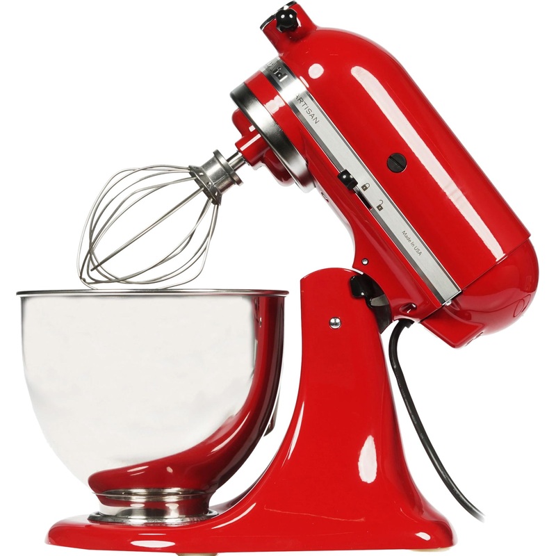 Изображение товара Миксер KitchenAid 5KSM125EER планетарный 300 Вт красный