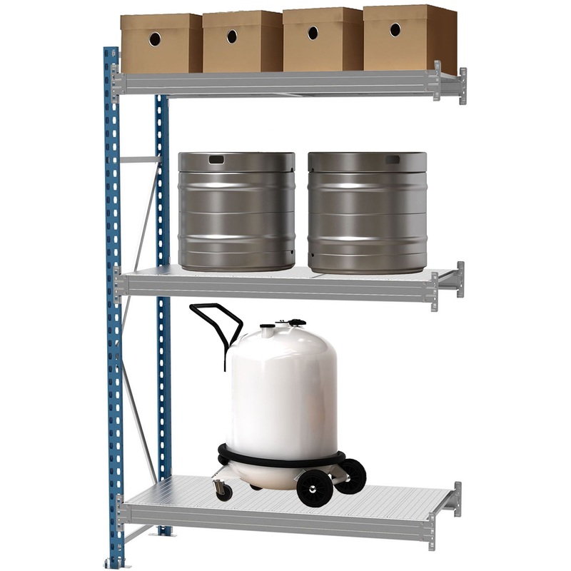 Изображение товара Секция дополнительная для стеллажа Металл-Завод SGR-V-1263-2.0-DS 3 полки