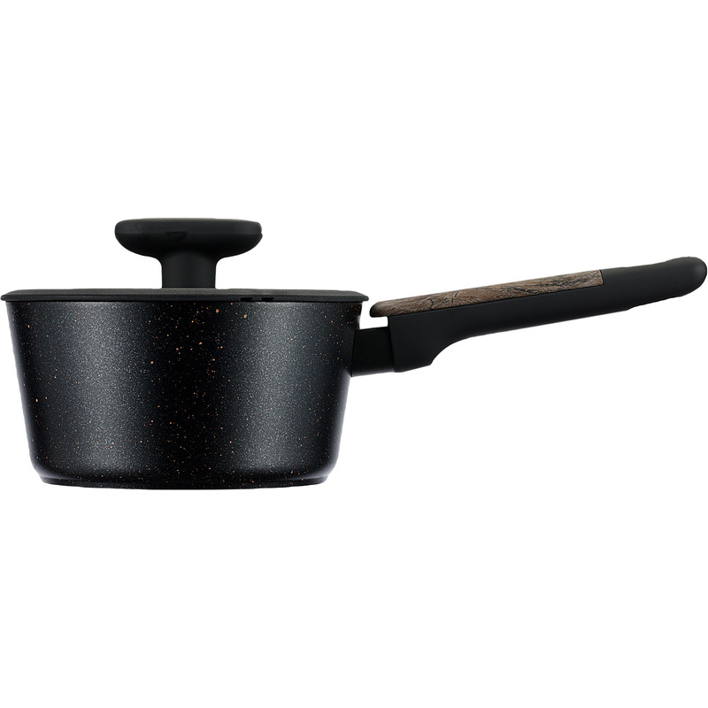 Изображение товара Ковш Regent inox Albero 1.3 л алюминий с крышкой антипригарное покрытие