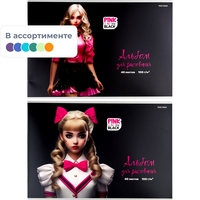 Альбом для рисования Проф-пресс Pink and Blak А4 40 листов