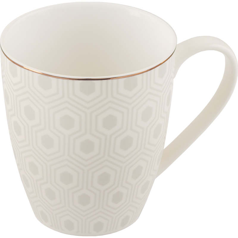 Изображение товара Фарфоровая кружка Nadoba Mari Lena 400 мл с золочением для горячих напитков