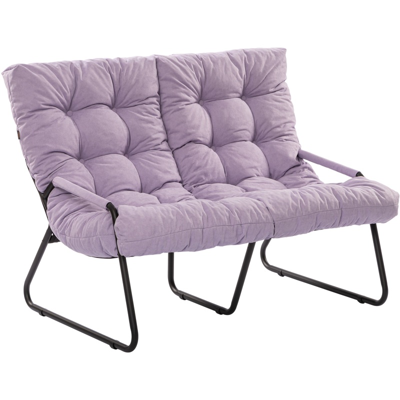 Изображение товара Диван двухместный Ergo/Эрго сиреневый/рогожка