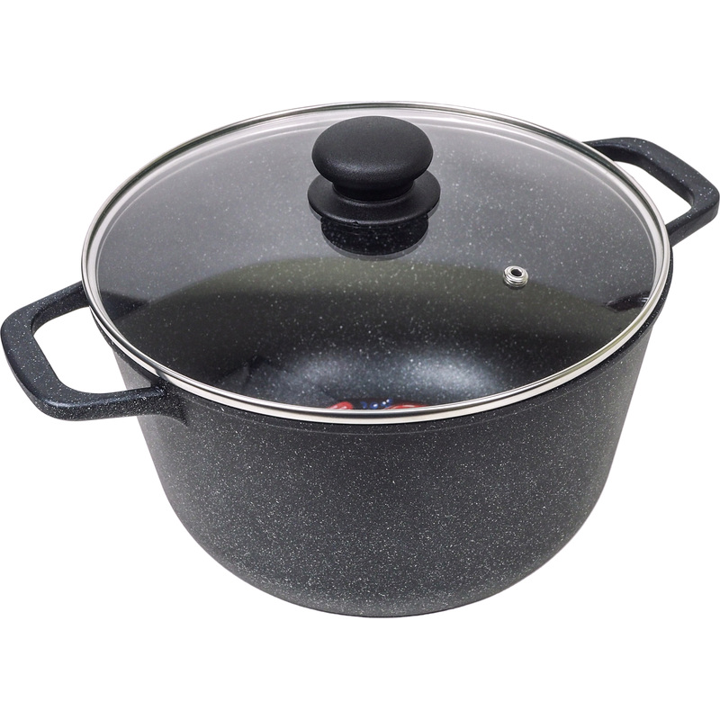 Изображение товара Казан литой алюминий Panairo Veranss VR-KAZ-5-AL-K.pls 5л чёрный