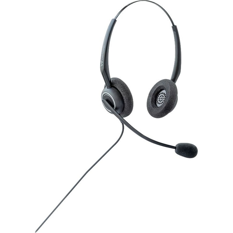 Изображение товара Проводная гарнитура VT VT5000-D с USB для компьютера и офиса, черная