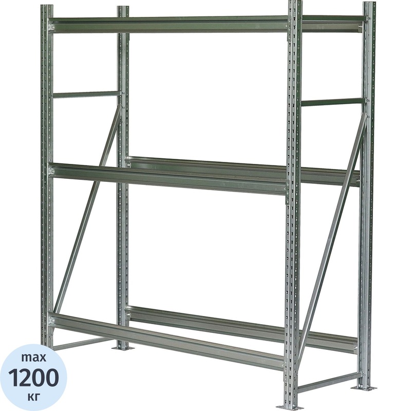 Изображение товара Стеллаж металлический Steller оцинкованный (1800х600х1800 мм)