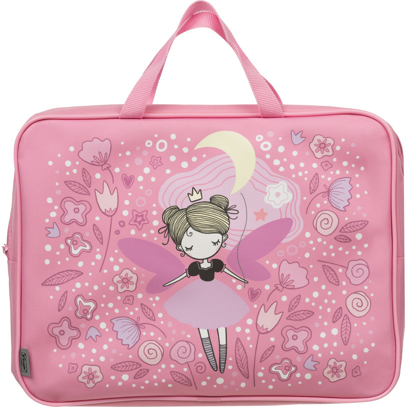 Изображение товара Папка для тетрадей Комус Класс Фея А4 полиэстер на молнии с ручками