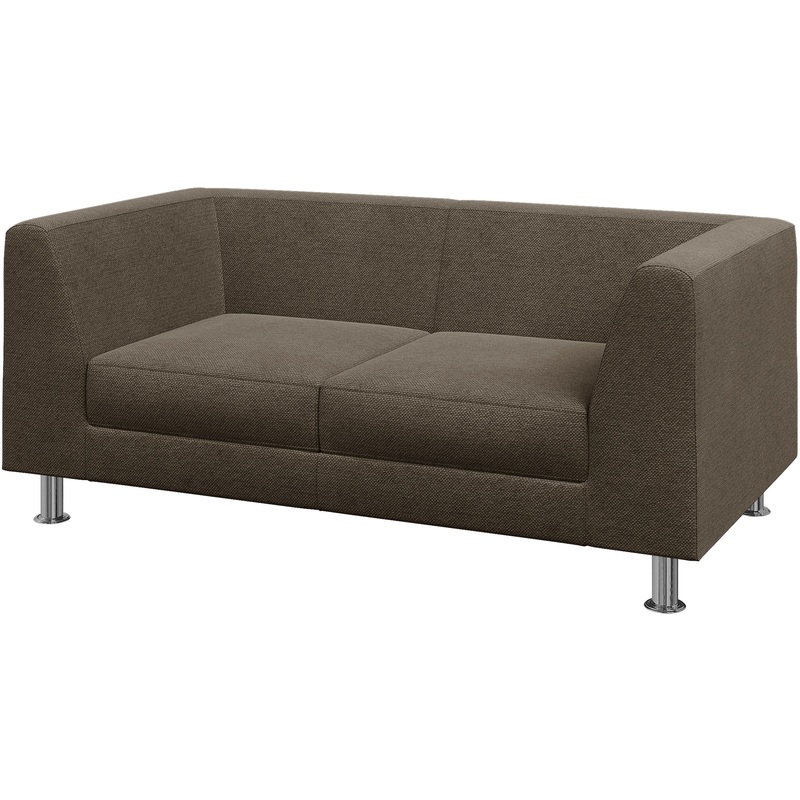 Изображение товара Двухместный диван Evolution EVO2-2 коричневый ткань современный дизайн