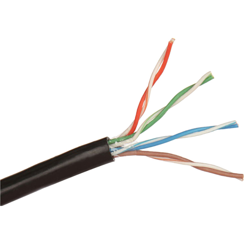 Изображение товара Кабель витая пара ExeGate UTP4-C5e-CU-S24-OUT-PE-BK 305 м