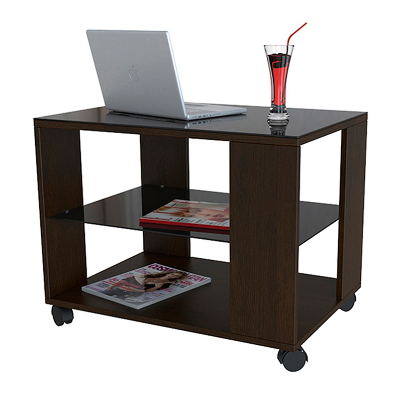 Изображение товара Стол журнальный BeautyStyle 5 (венге/стекло черное)