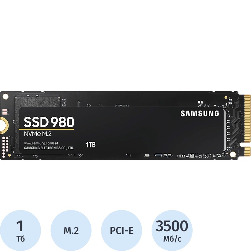 SSD накопитель Samsung 980 1 ТБ (MZ-V8V1T0BW) – купить по выгодной
