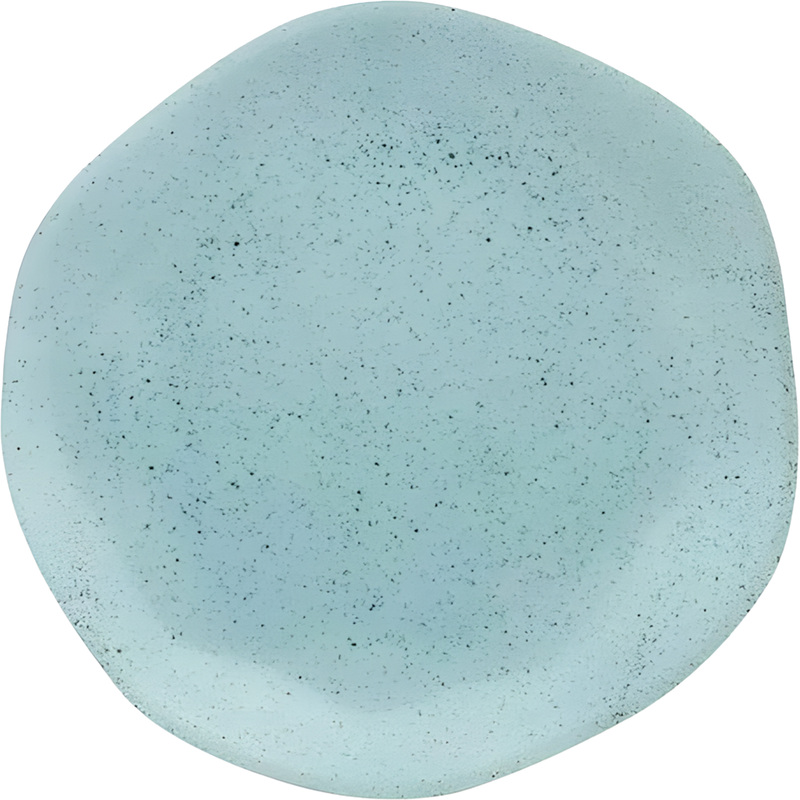 Изображение товара Тарелка обеденная Oxford Ryo Bluy Bay фарфор 21.5 см белая/коричневая