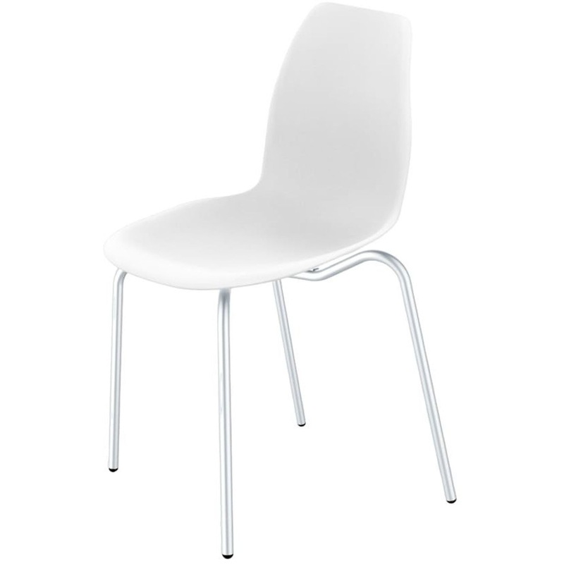 Изображение товара Обеденный стул Sheffilton SHT-ST29/S130 197303 белый металл и пластик