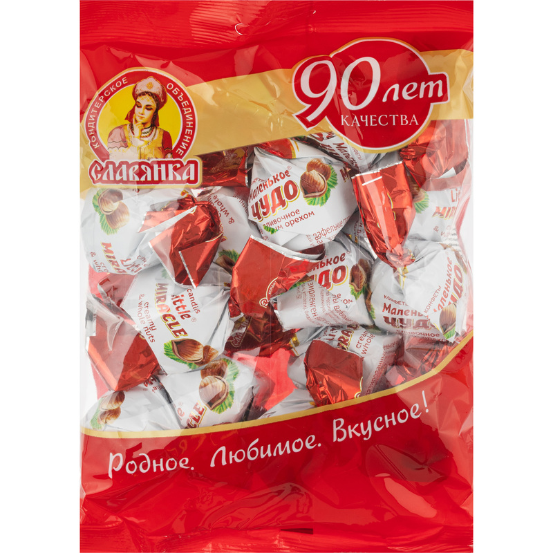 Изображение товара Конфеты шоколадные Славянка Маленькое чудо сливочные 206 г